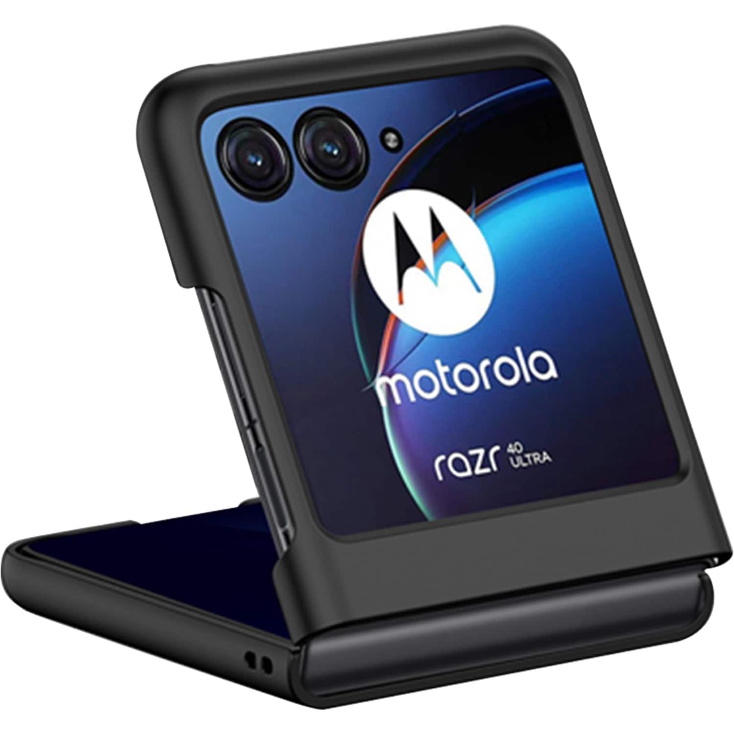 Alt View 12. SaharaCase - Slim Series Case for Motorola Razr+ (2023) - Black.