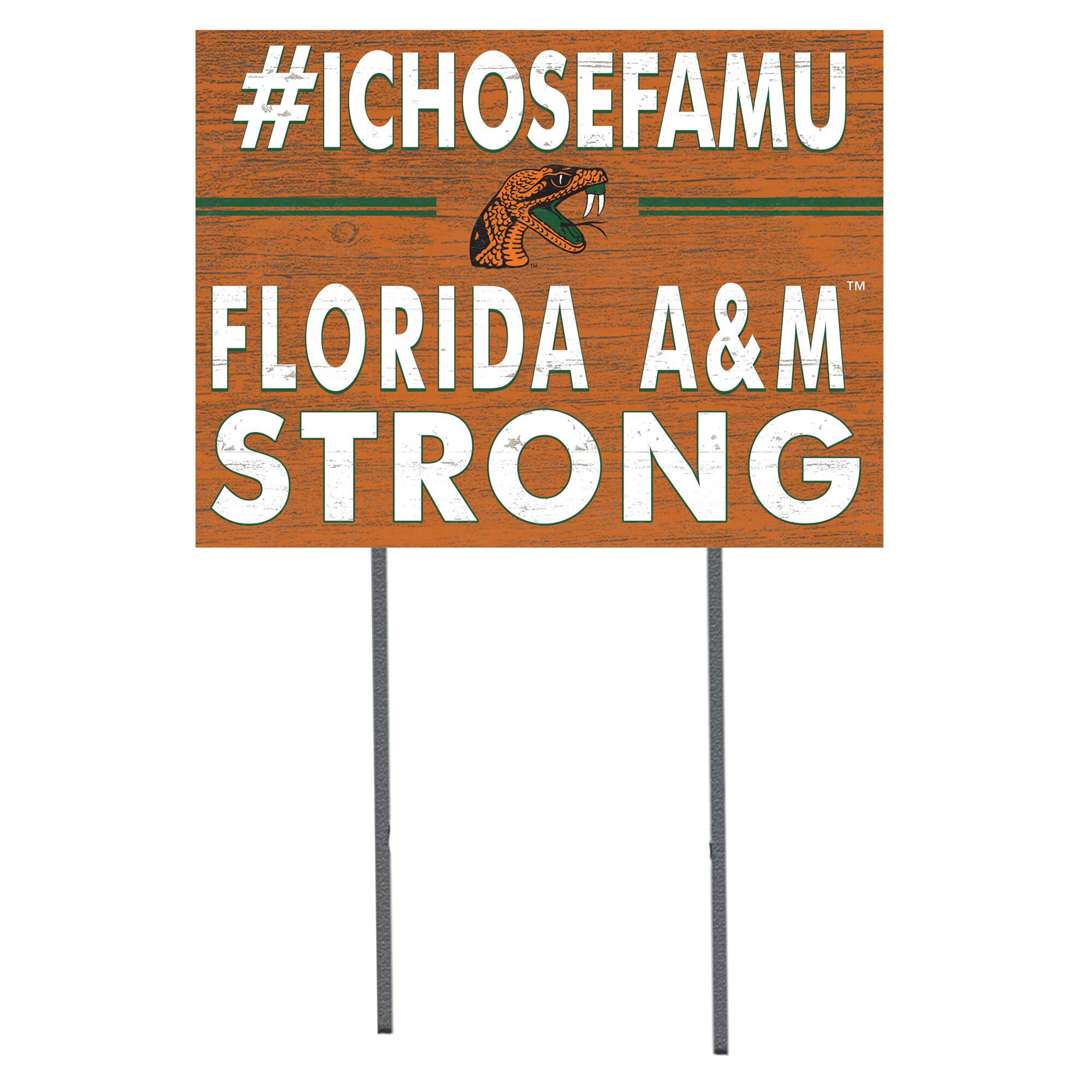 Florida A&M Rattlers 18'' x 24'' I Chose Lawn Sign