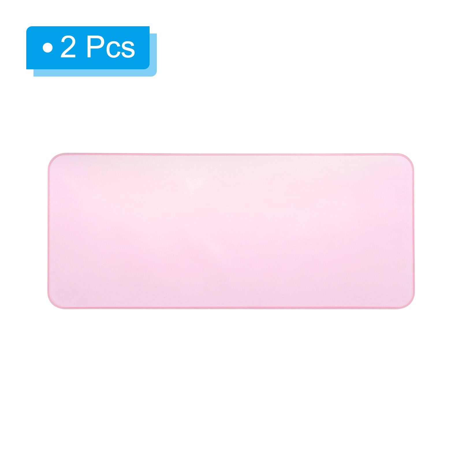 Alt View 2. Unique Bargains - 2pcs Universal Silicone Keyboard Protector Skin for 13.3"-14" Laptop Notebook, 12.5 x 5.2 Inch Ultra Thin Cover - Pink.