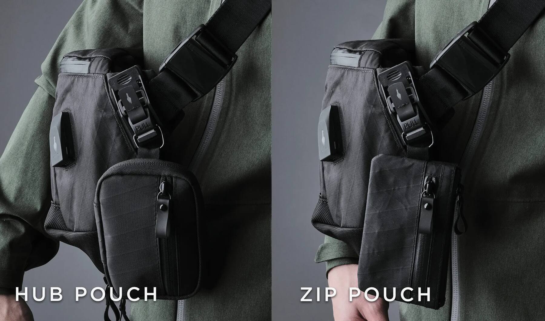 HUB POUCH  
ZIP POUCH