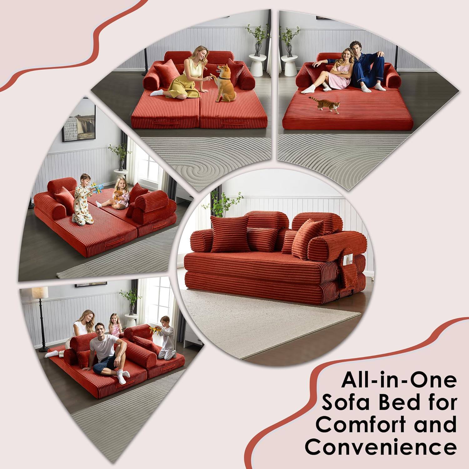 All-in-One Sofa Bed for Comfort and Convenience