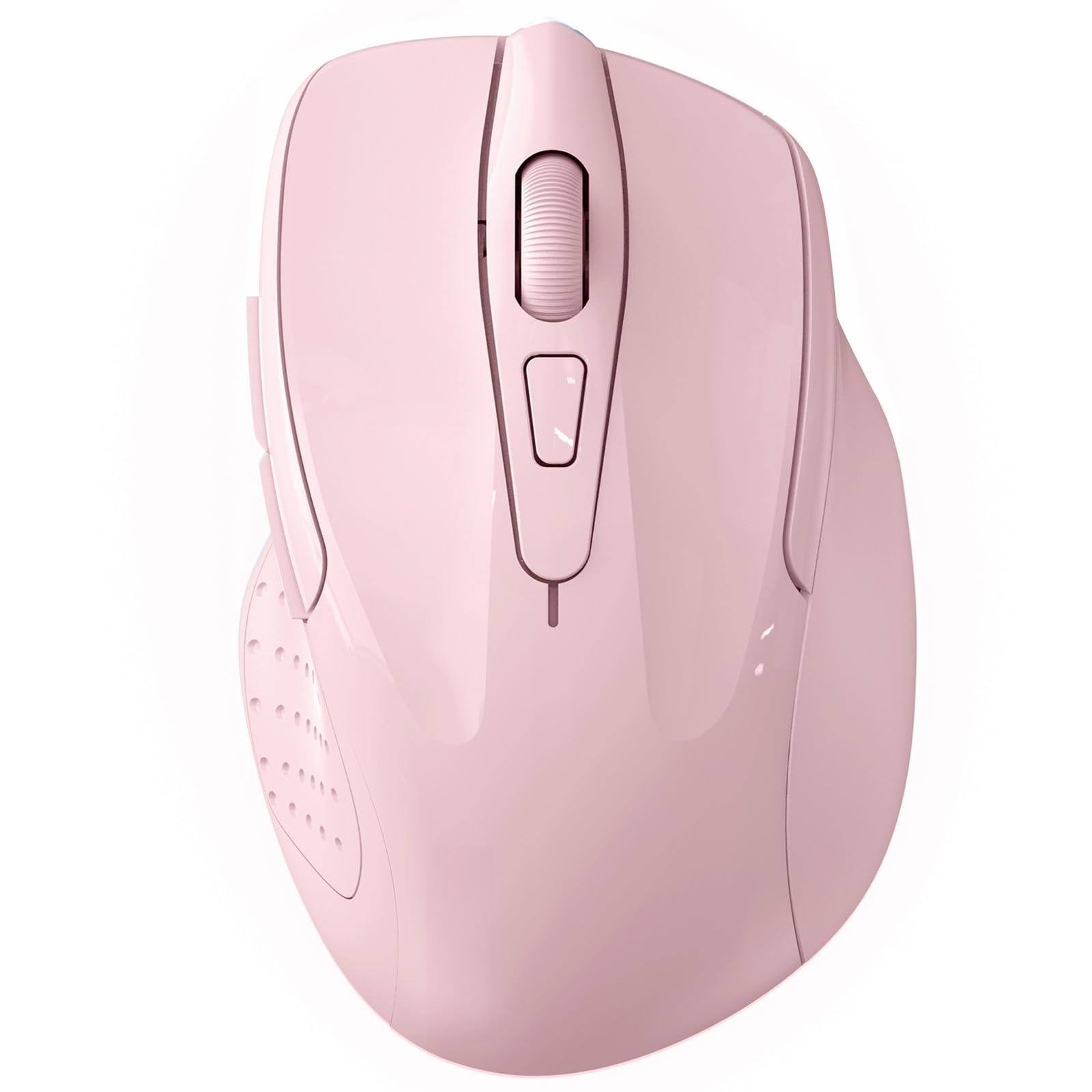 Front. PO3TICJUNKI3 - Mouse Silent Computer A Buttons Wide Compatibility - Pink.