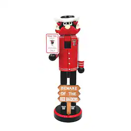 Santa's Workshop - Texas Tech Raiders 12" Beware Nutcracker - Red