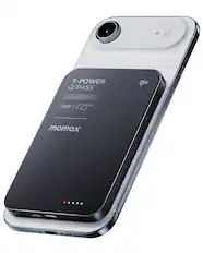 1-POWER Q.PASS
WIRELESS CHARGING BATTERY PACK
15W MAX WIRELESS CHARGING
DESIGNED BY MOMAXLAB S/N: 2516
5000 mAh / 15W
momox