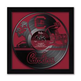 Sporticulture - South Carolina Gamecocks Framed 13" x 13" Vinyl Record Art Print - Red