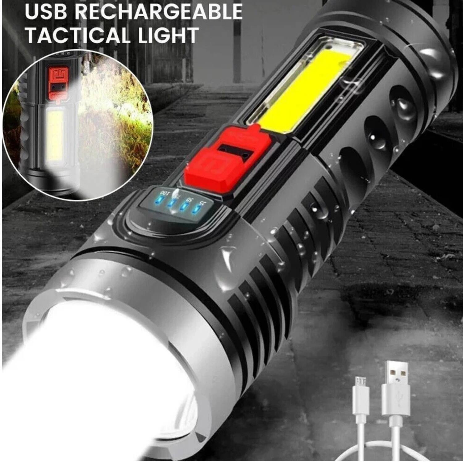 USB Rechargeable Tactical Light