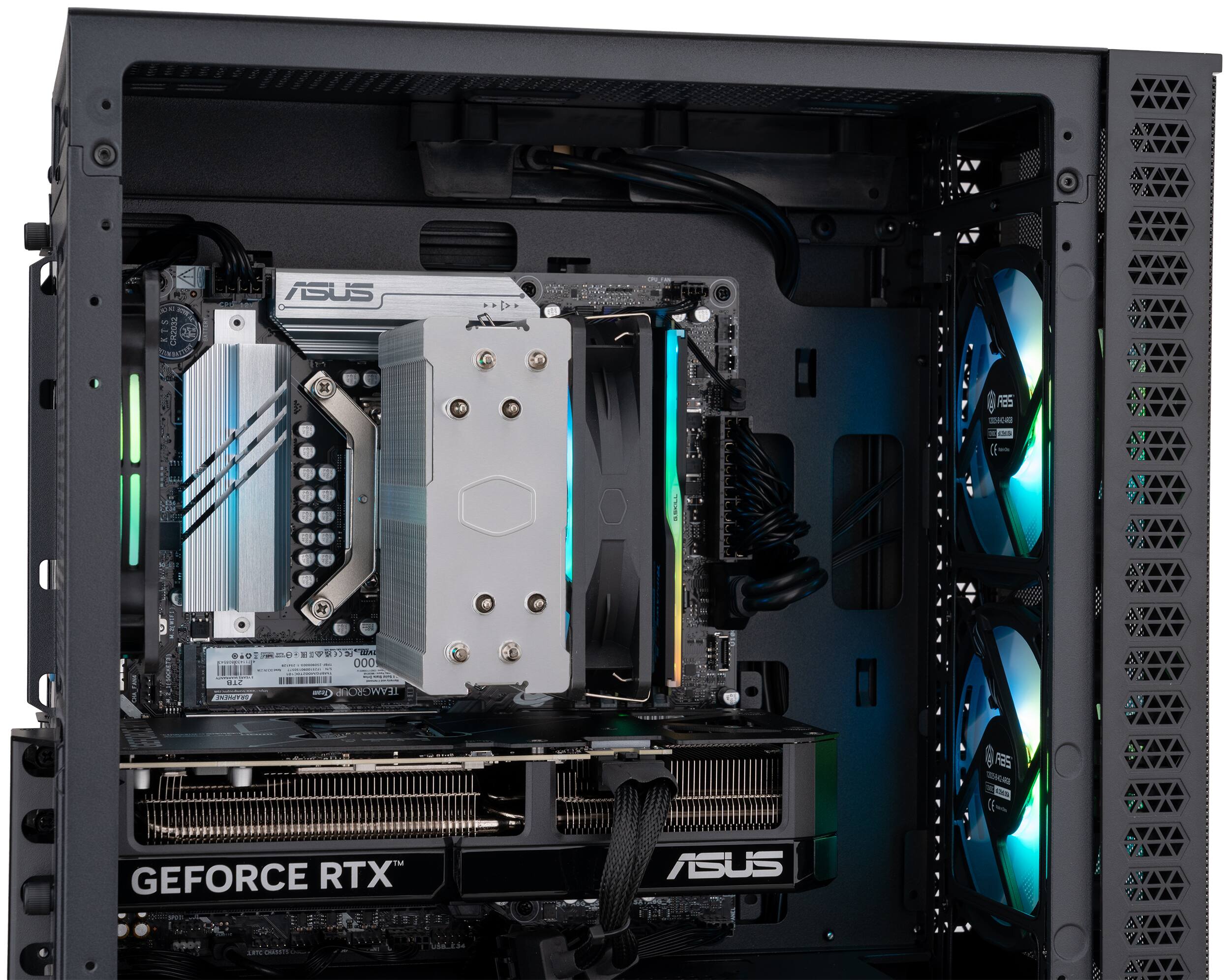 ADVANCED BATTLESTATIONS ABS Cyclone Aqua Gaming PC Windows 11
