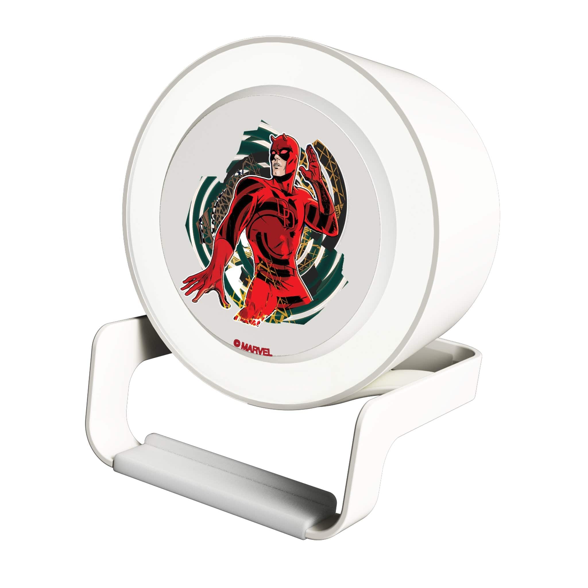 Keyscaper - Marvel Badge Night Light Charger and Bluetooth Speaker - Daredevil 2