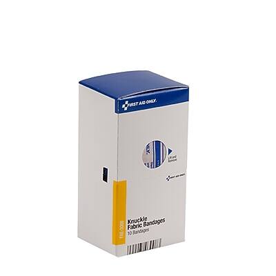 AID ONLY FIRST AID.  
Knuckle Bandages  
Fabric Bandages  
10 Bandages