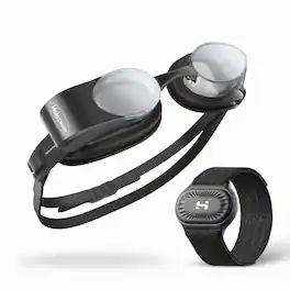 Holoswim - 2s Neo+ AR Smart Swim Goggles - Black