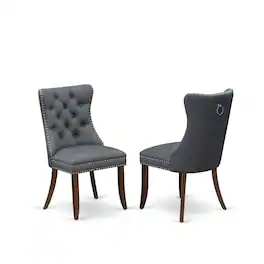 East West Furniture - Parson Dining Chairs - Red