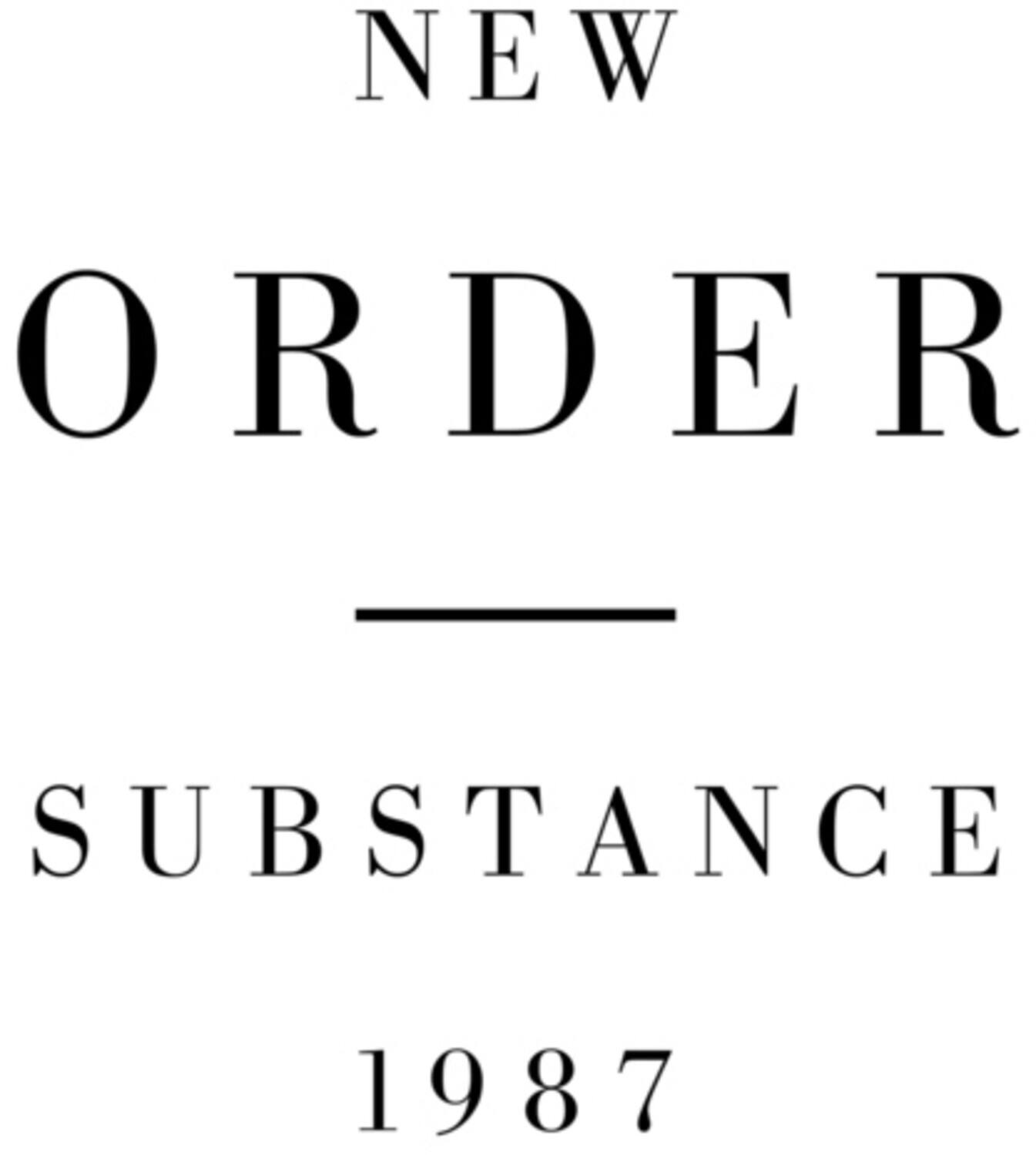 NEW ORDER SUBSTANCE 1987