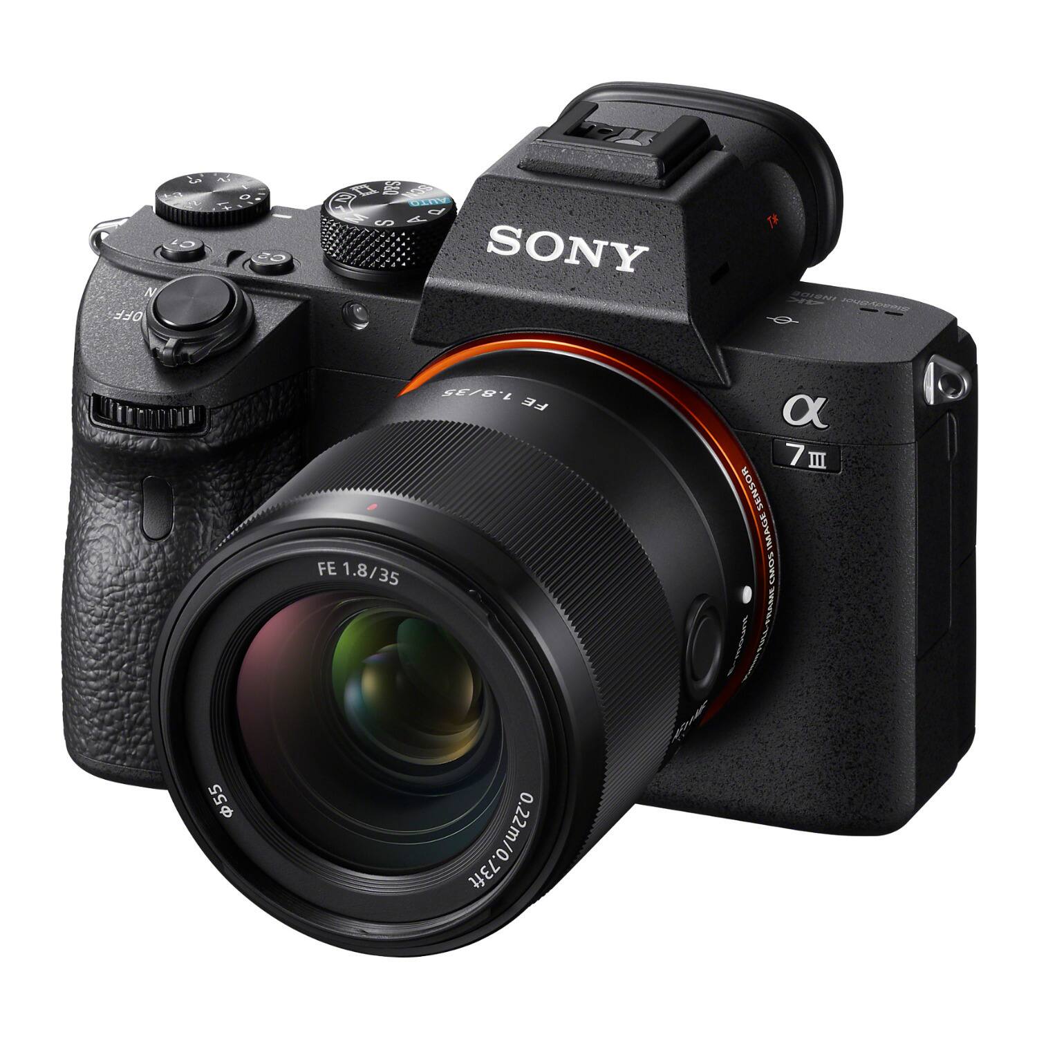 SONY  
α  
7 III  
FE 1.8/35  
55  
1.8/35  
0.22m/0.73ft  
7m  
CMOS  
SENSOR  
IMAGE  
RESOLUTION