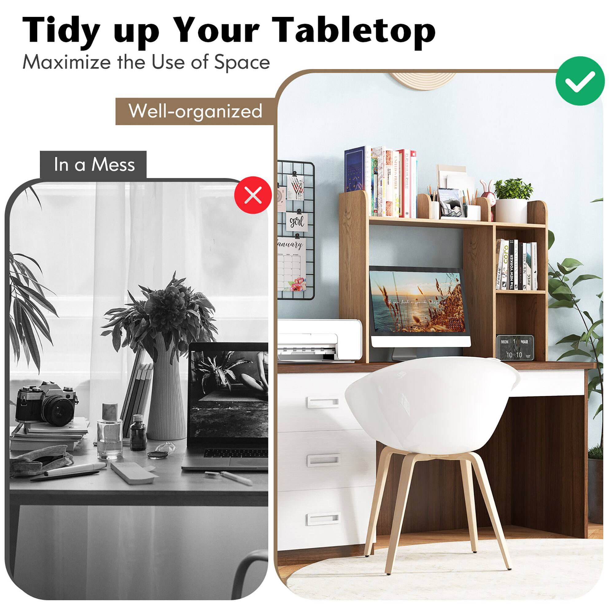 Tidy up Your Tabletop Maximize the Use of Space Well-organized In a Mess
