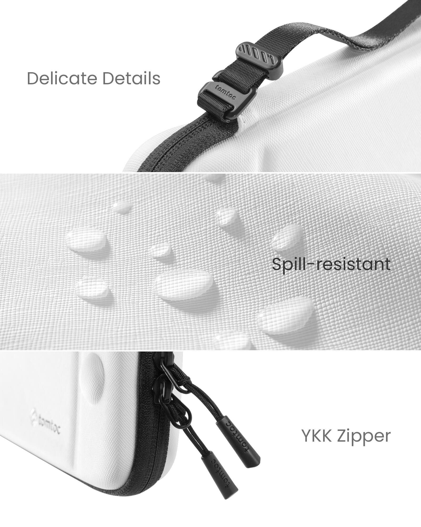 Group: Delicate Details
* Spill-resistant
* YKK Zipper