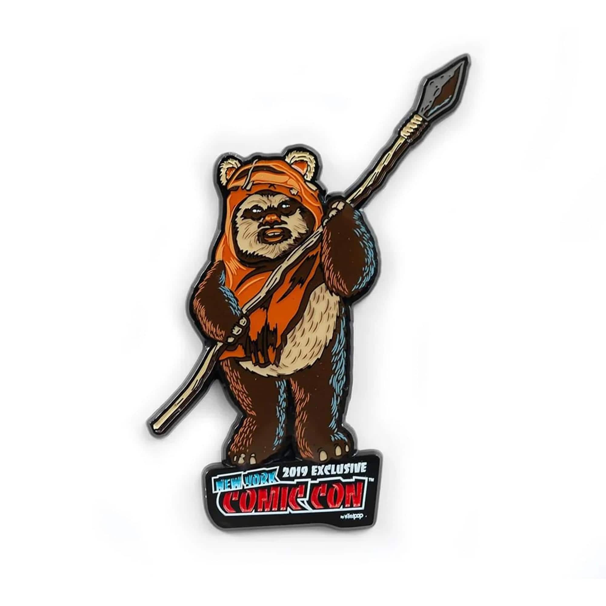 SalesOne LLC - Star Wars Ewok Wicket Exclusive Collectible Character Pin | Measures 2.5 Inches - Brown