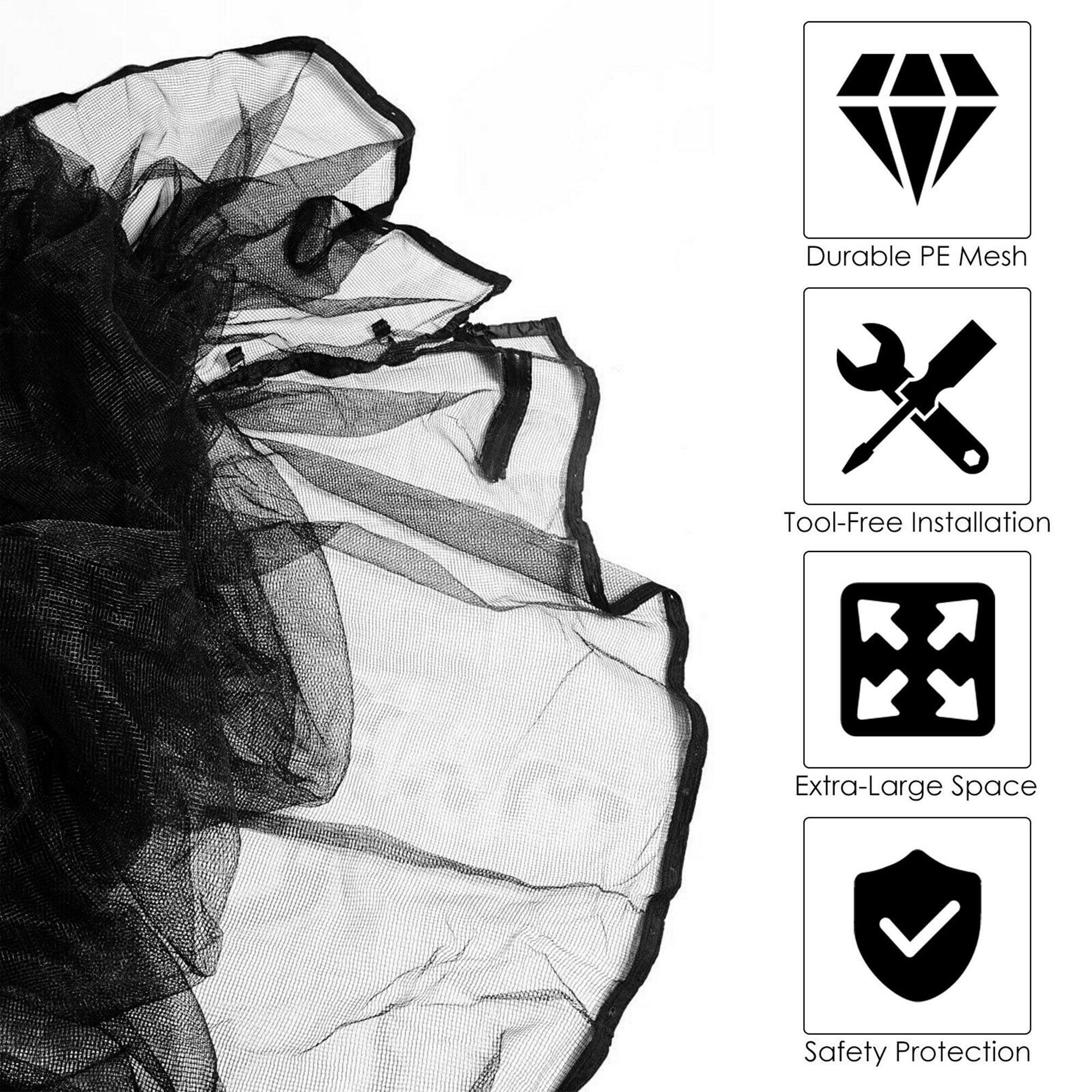 Durable PE Mesh  
Tool-Free Installation  
Extra-Large Space  
Safety Protection