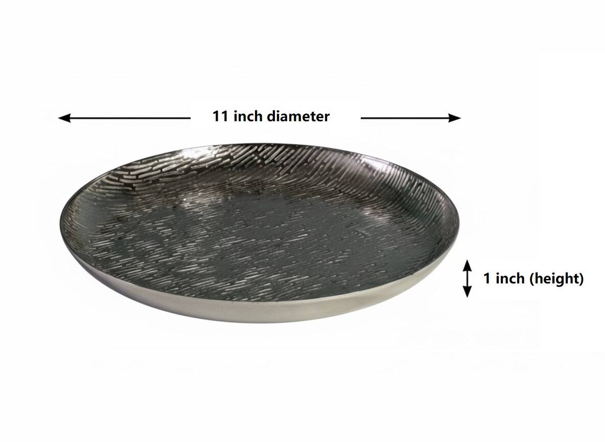 11 inch diameter 1 inch (height)