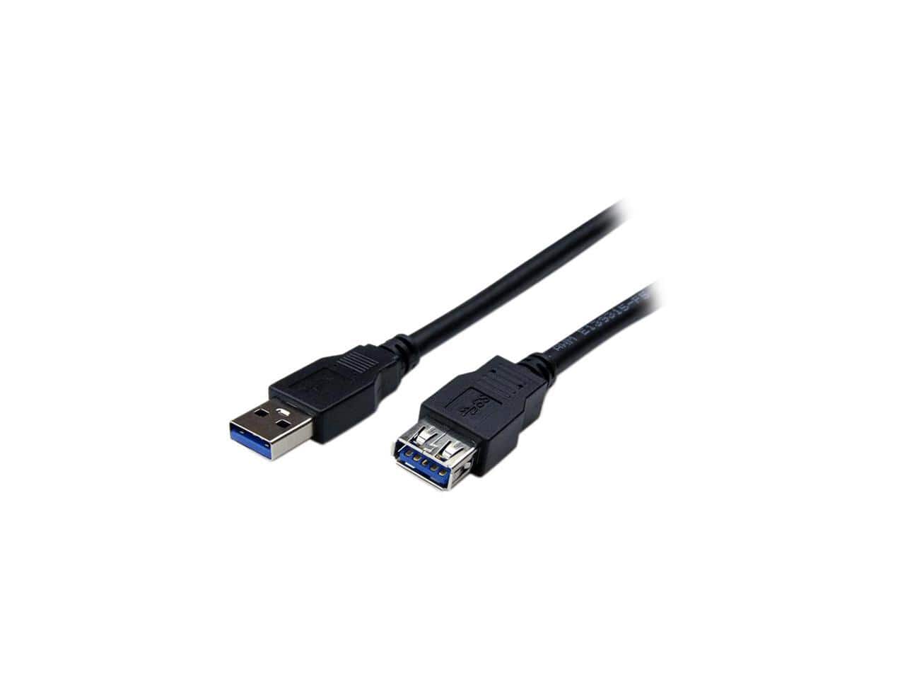 StarTech.com - USB3SEXT2MBK 2m Black USB 3.0 A Male to Female Extension Cable