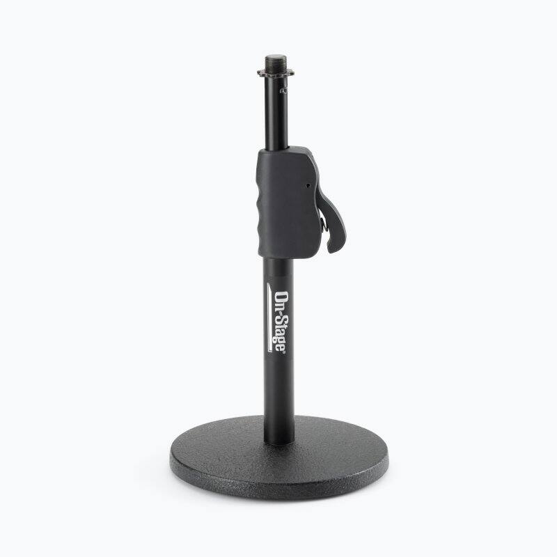 Alt View 1. On Stage Stands - On-Stage DS7200QRB Quick-Release Adjustable Desktop Microphone Stand - Black.