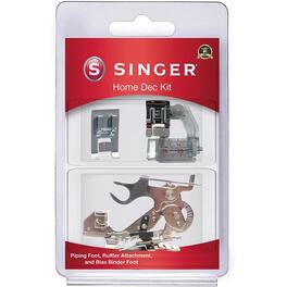 Singer - 25006779606 Home Decor Presser Feet Kit - Clear