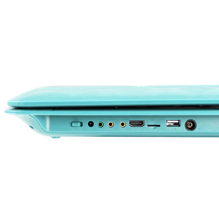 Trexonic Refurbished Excellent 14.1 Inch Portable TV+DVD Player with ...