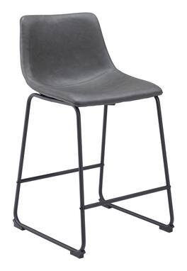 Hivvago - Smart Counter Stool (Set of 2) - Charcoal