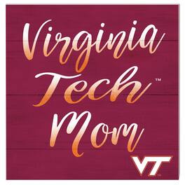 Jardine - Virginia Tech Hokies 10'' x 10'' Mom Plaque - Maroon