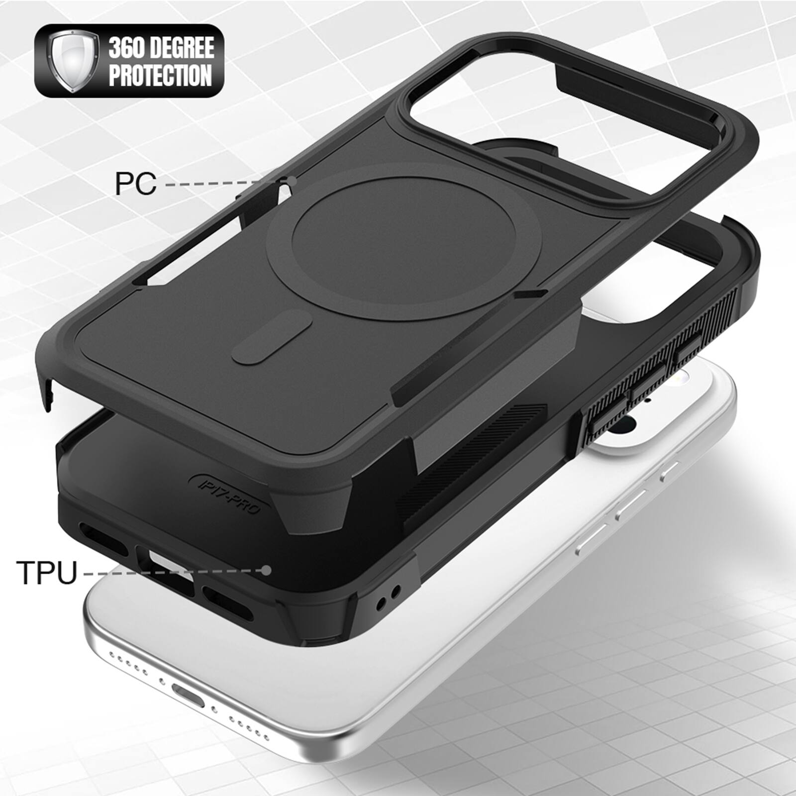 360 DEGREE PROTECTION

PC

TPU

P17-PRO
