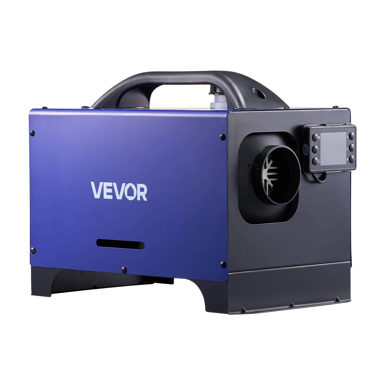 Alt View 5. VEVOR - Diesel Heater, 8KW, DC 12V/24V, All in One Portable Diesel Air Heater with Remote Control and LCD Display, Fast Heating - Purple.