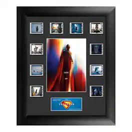 Trend Setters - Superman (2025) (Look Up) Mini Montage Framed FilmCells™ Presentation - Multicolor