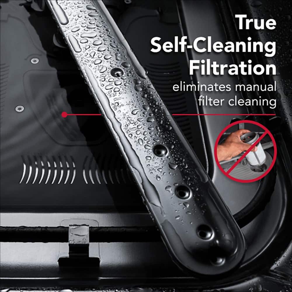 True Self-Cleaning Filtration
eliminates manual filter cleaning