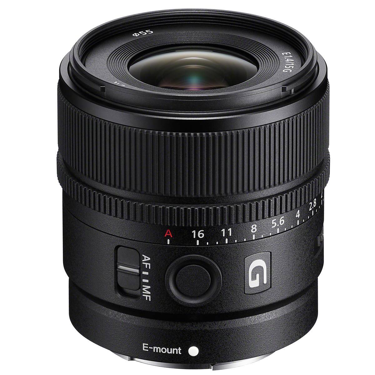 55mm f/1.4/15G AF - AF/MF - A I 16 I 11 - 8 I 5.6 I 2.8 4 I I E-mount