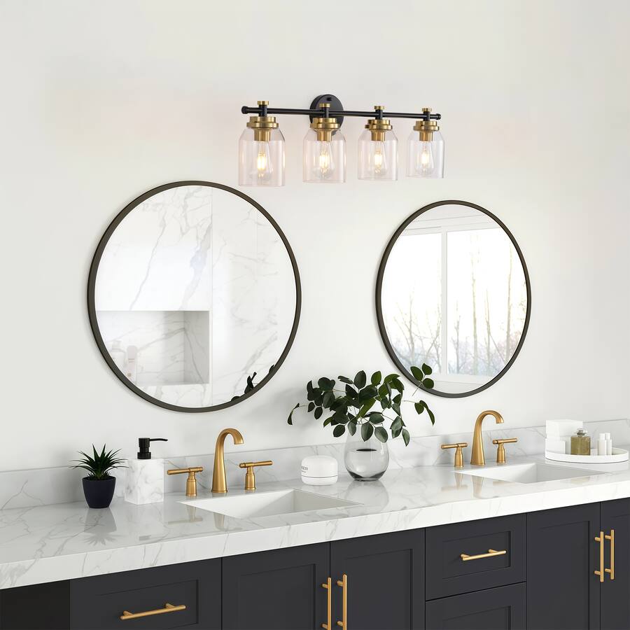 Illustration of Shower Lighting Bathroom Fixtures