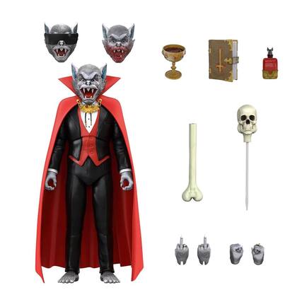 Front. Super7 - The Worst Ultimates Batula 7-Inch Action Figure - Red.