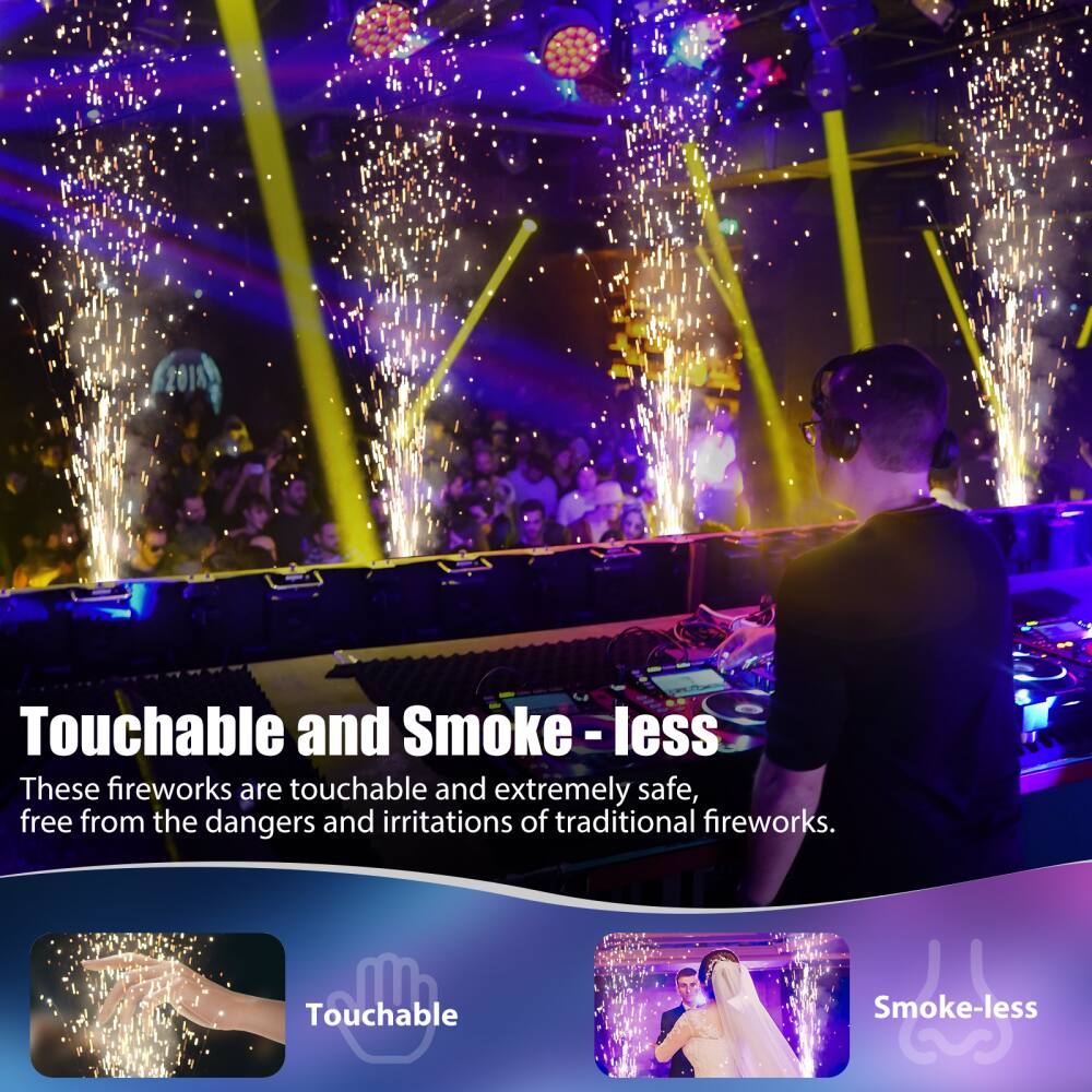 Touchable and Smoke-less

These fireworks are touchable and extremely safe, free from the dangers and irritations of traditional fireworks.

Touchable

Smoke-less