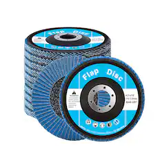 Flap Disc - 4.5" x 7/8" (115 x 22mm) XA40 GRIT
WARNING: Always wear safety guard. Do not exceed maximum operating speed 80m/s (13,300RPM).
Operating Speed: 80m/s, Max. Safe Operating Speed: 13,300RPM