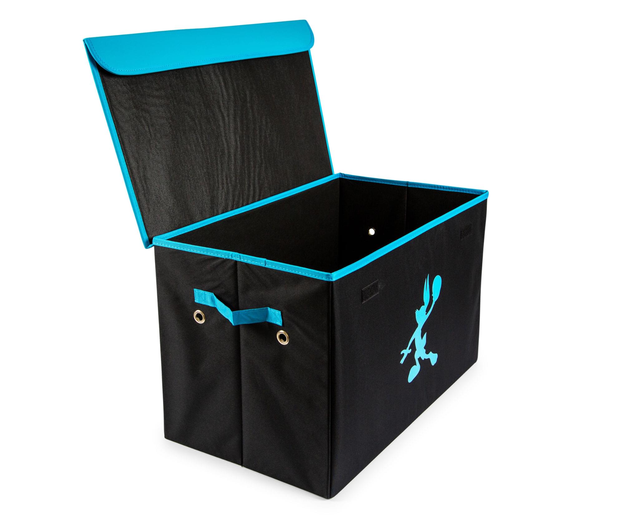 Alt View 1. Ukonic - Space Jam: A New Legacy Bugs Bunny Collapsible Storage Bin Organizer with Lid - Blue.