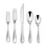 Alt View 11. Cuisinart - Elite Maree Collection 20-Piece Flatware Set - Silver.