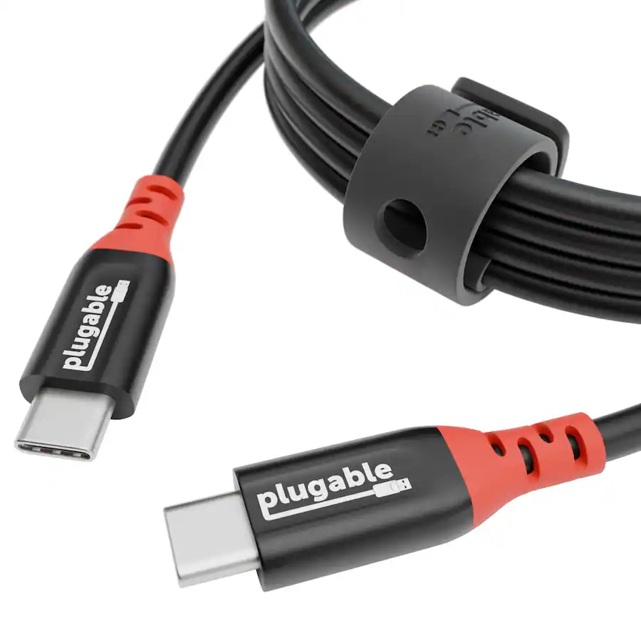 Plugable Secure USB C Data Blocker Charge Only Cable 240W Fast Charging ...