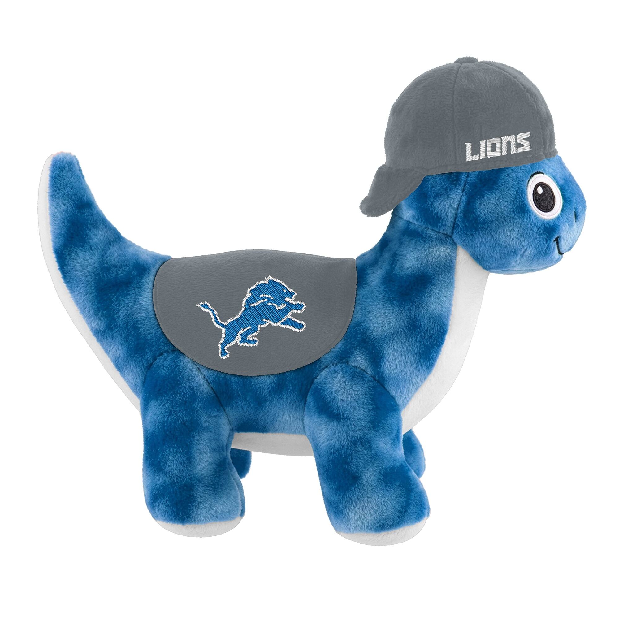 Alt View 1. Sporticulture - Detroit Lions Huddle Plush Fanasaur - Multicolor.