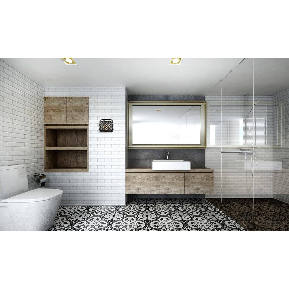 Left. Urban Classic - Madison 1 light Matte Black Wall Sconce Clear Royal Cut Crystal - Matte Black.