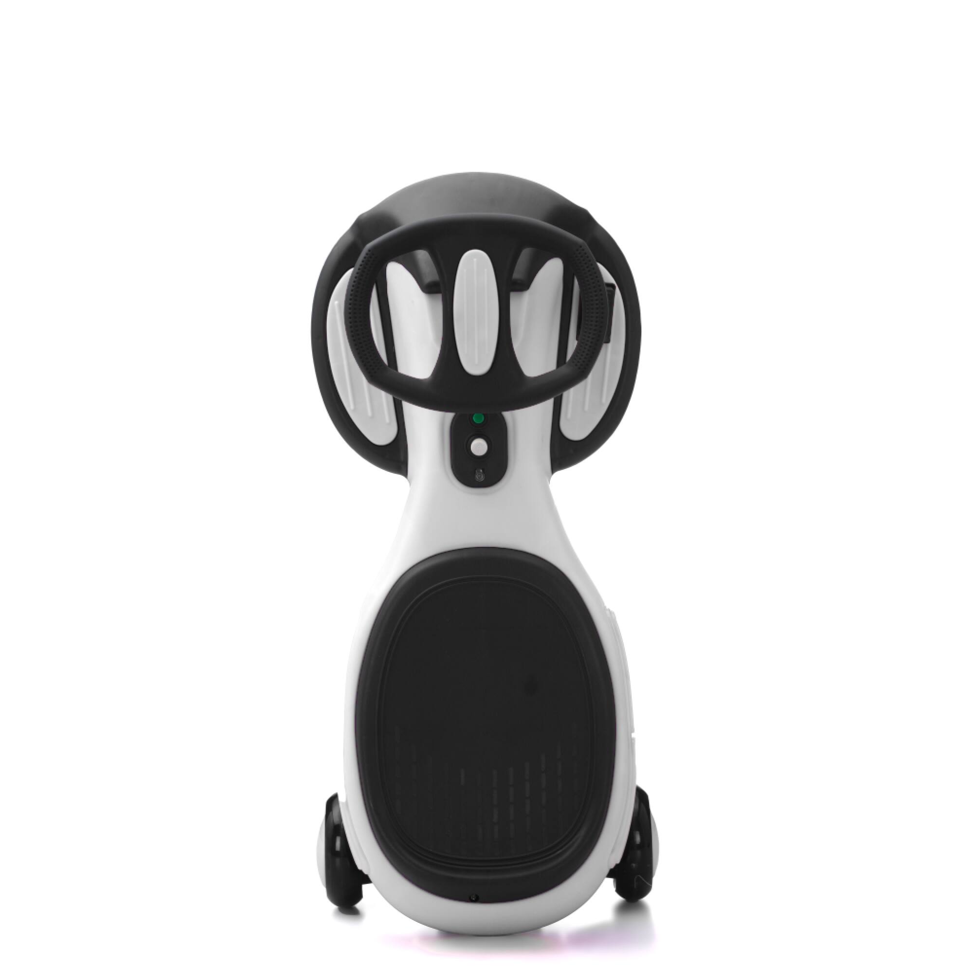 Back. ELEMENT ACE - Electric Ride-On Wiggle Car for Kids with LED Lights and Music, Suitable for Indoor Ages 3 and Up - White+Black.