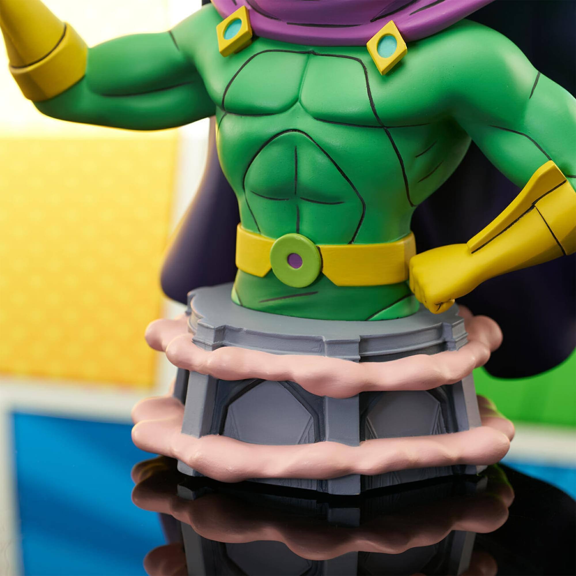 Alt View 5. Marvel - Marvel Animated Mysterio 6 Inch Resin Bust - Green.