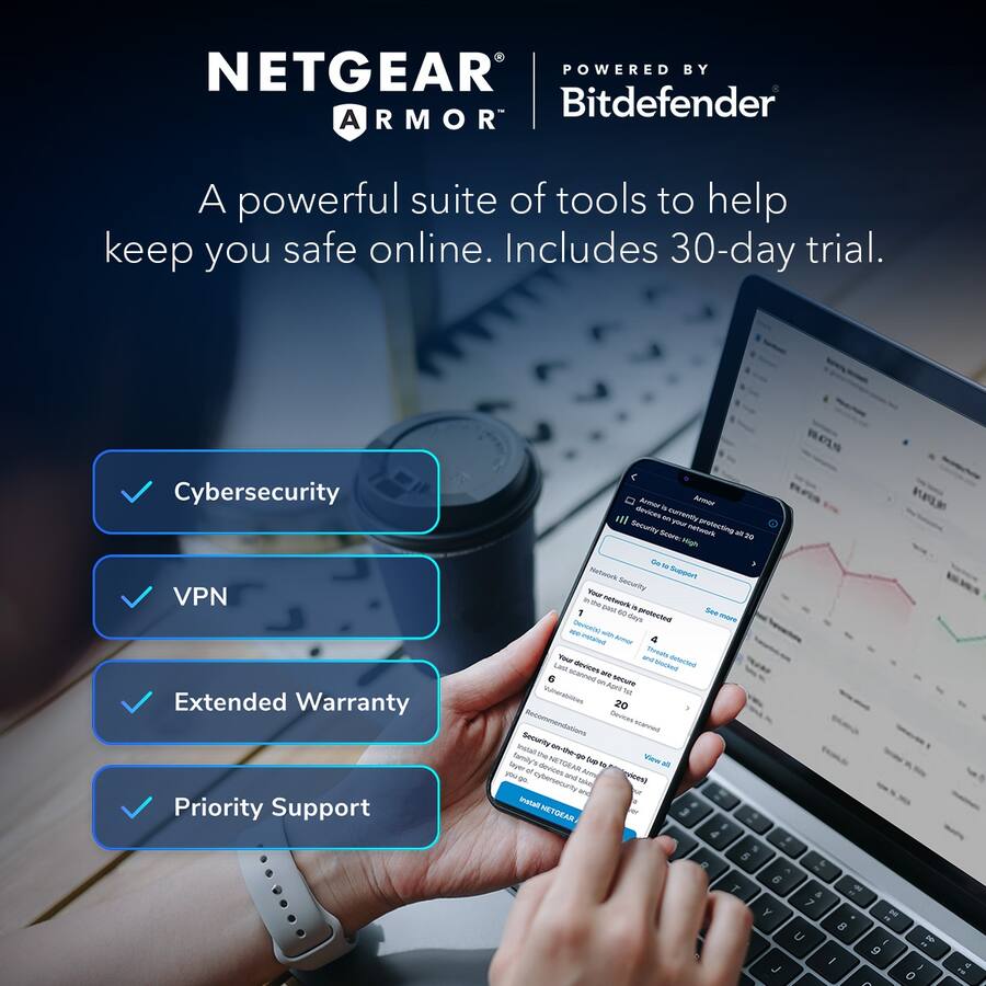 Netgear Tools NETGEAR Orbi 660 Series AX3800 Tri Band Mesh Wi Fi 6 System (3 pack ...
