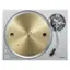 Technics is a brand of audio equipment, including turntables, that is known for its high-quality and reliable products. The image features a close-up of a Technics turntable, which is a type of record player. The turntable has a silver and gold finish, and it is equipped with a stylus, which is used to play records. The Technics turntable is a popular choice among audiophiles and music enthusiasts due to its reputation for producing accurate and clear sound reproduction.