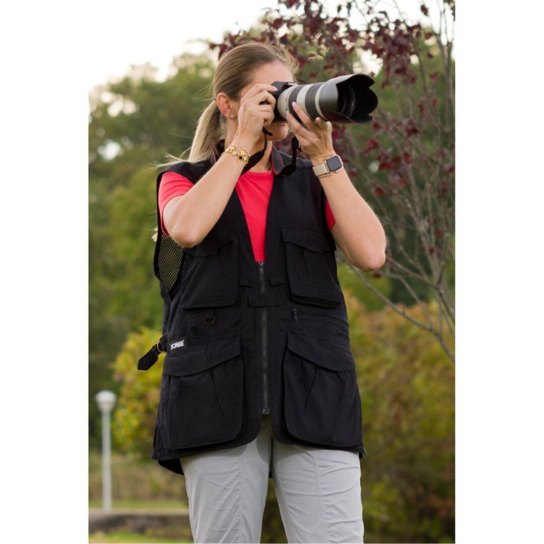 Back. Domke - DOMKE PHOTOGS VEST BLACK/SMALL - Black.