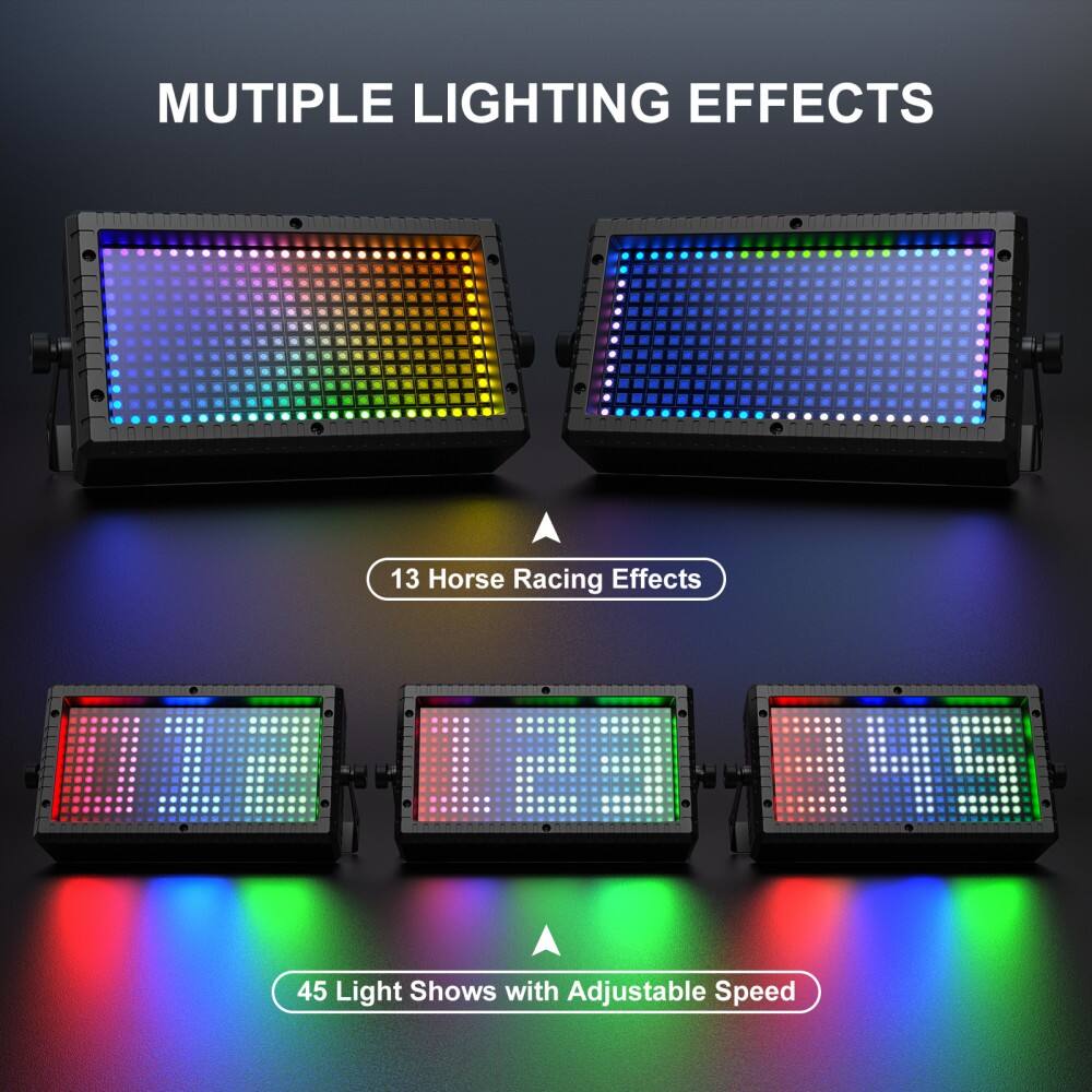 MUTIPLE LIGHTING EFFECTS

13 Horse Racing Effects

45 Light Shows with Adjustable Speed