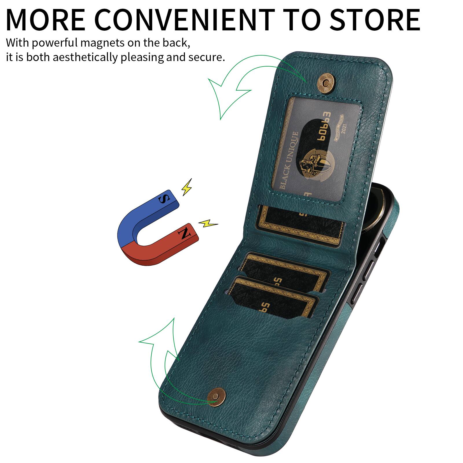 MORE CONVENIENT TO STORE

With powerful magnets on the back, it is both aesthetically pleasing and secure.