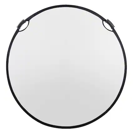 Front. Glow - Glow Circular Collapsible Reflector with Handles (52", Translucent).